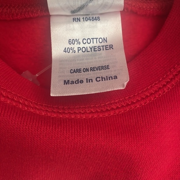 Rivalry Threads Ohio State University sweatshirt youth red logo pullover Sz S - Picture 5 of 7